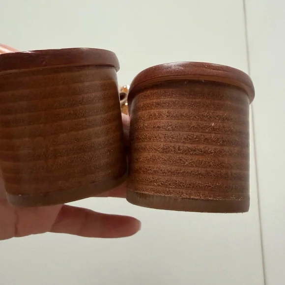 Tory Burch Brown and Cream Beaded Slide Mules - Picture 5 of 5